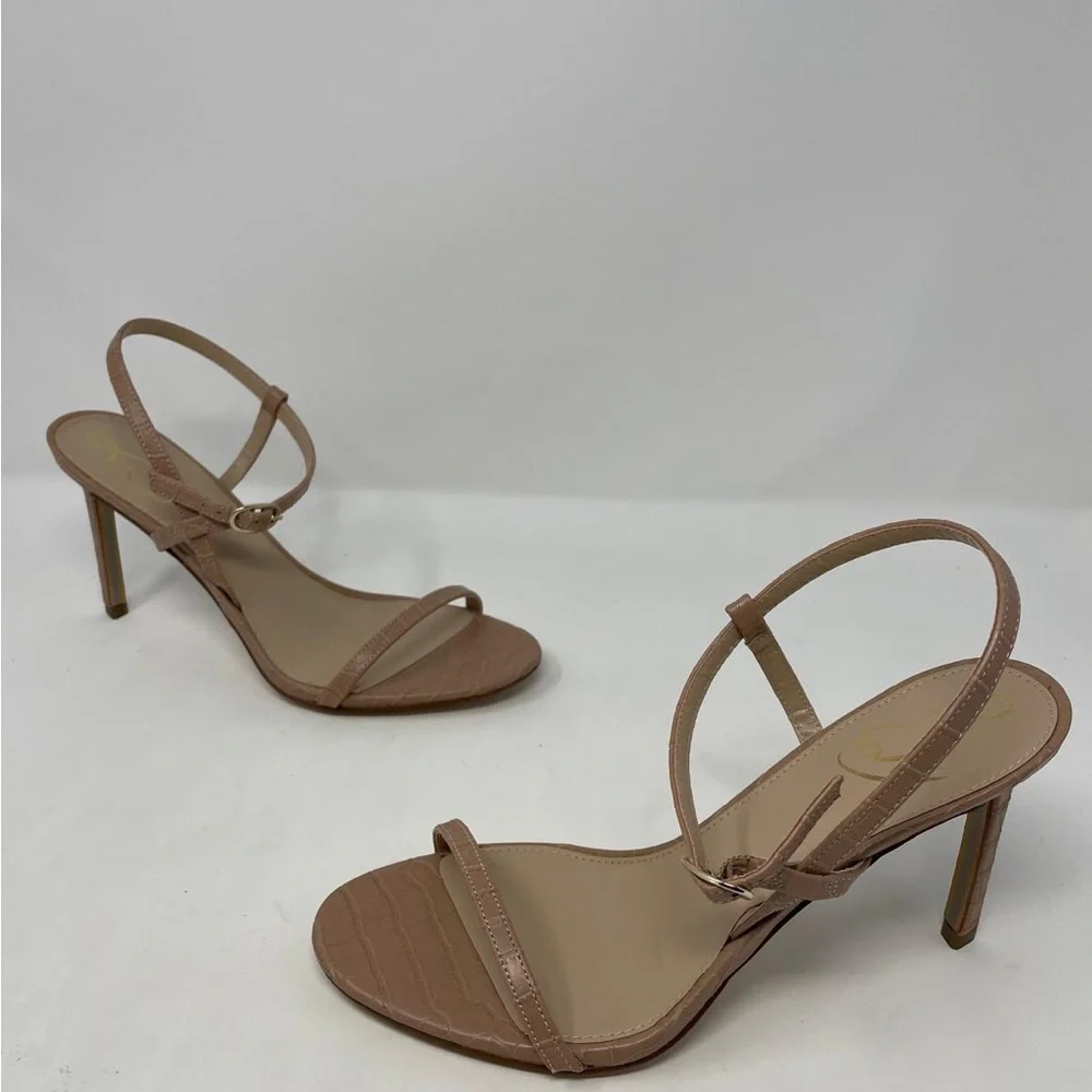 Sam Edelman Doran Heel Sandals in Maple Croco - NWT - Picture 7 of 12